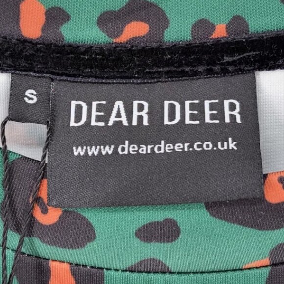 Dear Deer Men's Green Leo Long Sleeve Sweatshirt - S - Picture 4 of 7